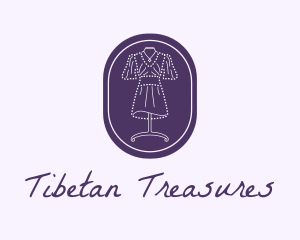 Purple Dress Mannequin logo design