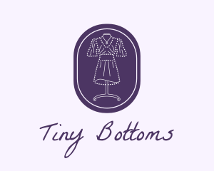 Purple Dress Mannequin logo design