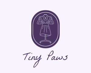 Purple Dress Mannequin logo design