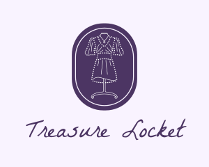 Purple Dress Mannequin logo design