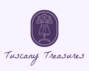 Purple Dress Mannequin logo design