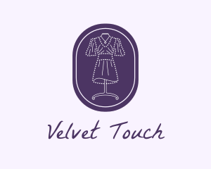 Purple Dress Mannequin logo design