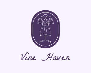 Purple Dress Mannequin logo design