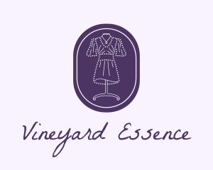 Purple Dress Mannequin logo design