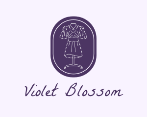 Purple Dress Mannequin logo design