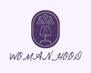 Female - Purple Dress Mannequin logo design