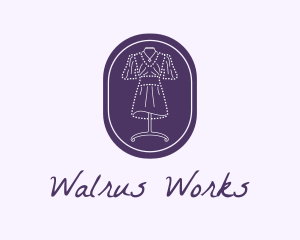 Purple Dress Mannequin logo design