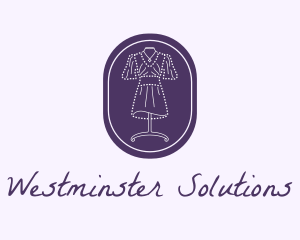 Purple Dress Mannequin logo design