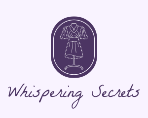 Purple Dress Mannequin logo design