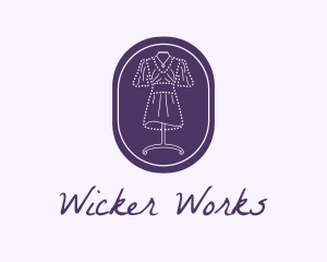 Purple Dress Mannequin logo design