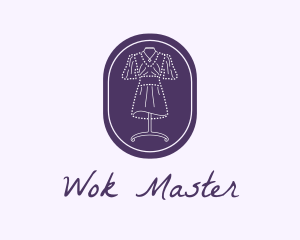 Purple Dress Mannequin logo design