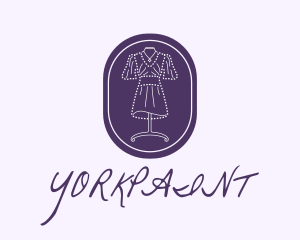 Purple Dress Mannequin logo design