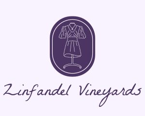 Purple Dress Mannequin logo design