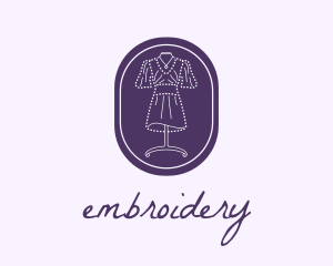 Purple Dress Mannequin logo design