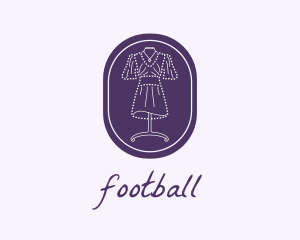 Purple Dress Mannequin logo design