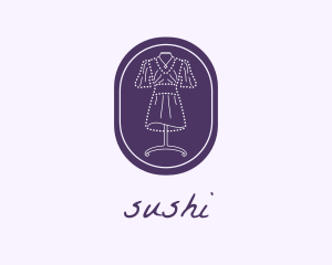 Purple Dress Mannequin logo design