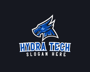 Hydra - Angry Dragon Hydra logo design