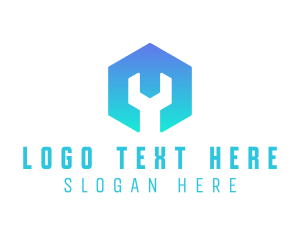 Polygon - Hexagon Wrench logo design
