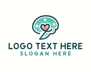 Therapist - Brain Heart Healthcare logo design