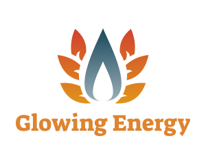 Fuel Energy Flame logo design