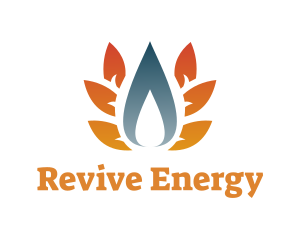 Fuel Energy Flame logo design