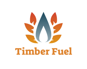 Fuel Energy Flame logo design