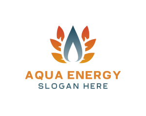 Fuel Energy Flame logo design