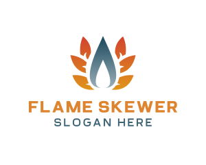 Fuel Energy Flame logo design