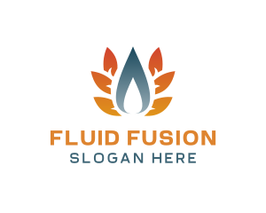 Fuel Energy Flame logo design