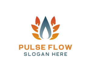 Fuel Energy Flame logo design