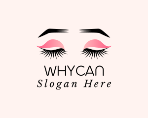 Eyeliner Beauty Lashes Cosmetics Logo