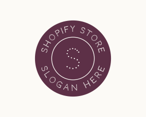 Dotted Fashion Button logo design