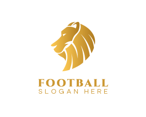 Gold Luxury Lion Logo