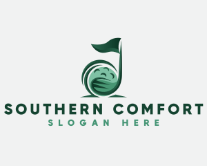 Golf Ball Tournament logo design