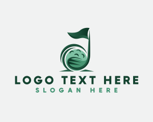 Mini Golf - Golf Ball Tournament logo design