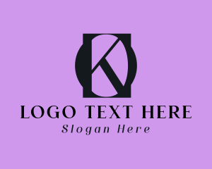 Elegant Company Letter OK Logo