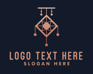 Hanging - Macrame Decor Gradient logo design