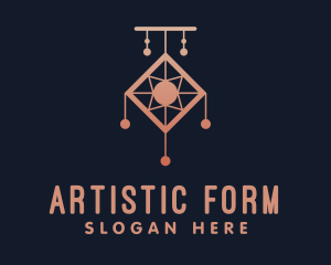 Sculpture - Macrame Decor Gradient logo design