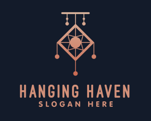 Hanging - Macrame Decor Gradient logo design