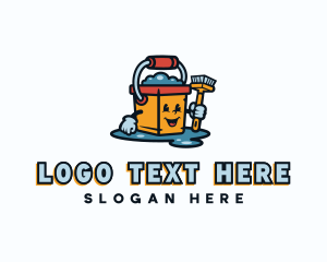 Cleaning - Cleaning Bucket Housekeeping logo design