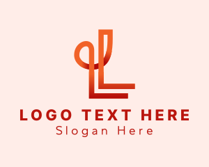 Business Consultant Letter L Logo