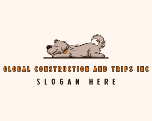 Veterinarian - Sleeping Dog Puppy logo design