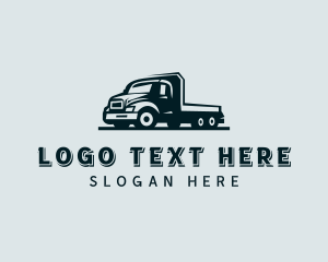 Tank Truck - Freight Truck Forwarding logo design