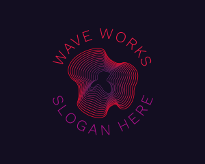 Wave Line Business  logo design