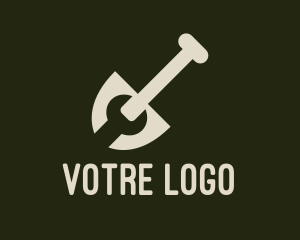 Underground - Shovel Wrench Handyman Constructon logo design