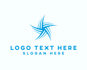 Propeller - Ventilation Cooling Fan logo design