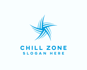 Cool - Ventilation Cooling Fan logo design