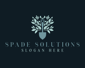 Shovel Plant Landscaping logo design