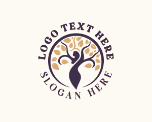 Woman Tree Organic Wellness Logo