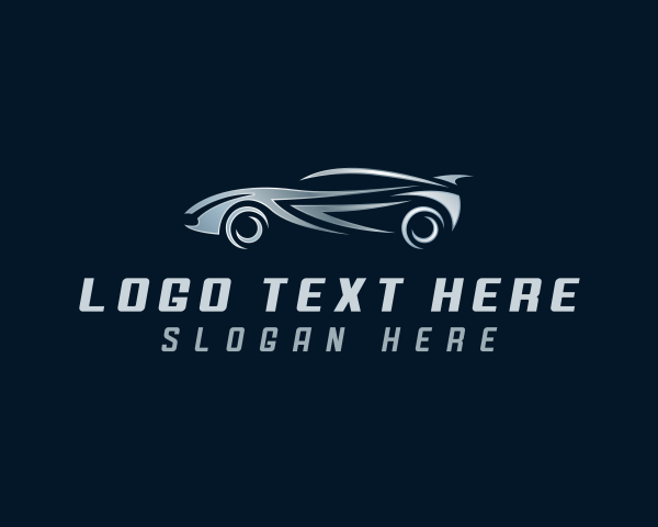 Metallic - Metallic Car Racer logo design